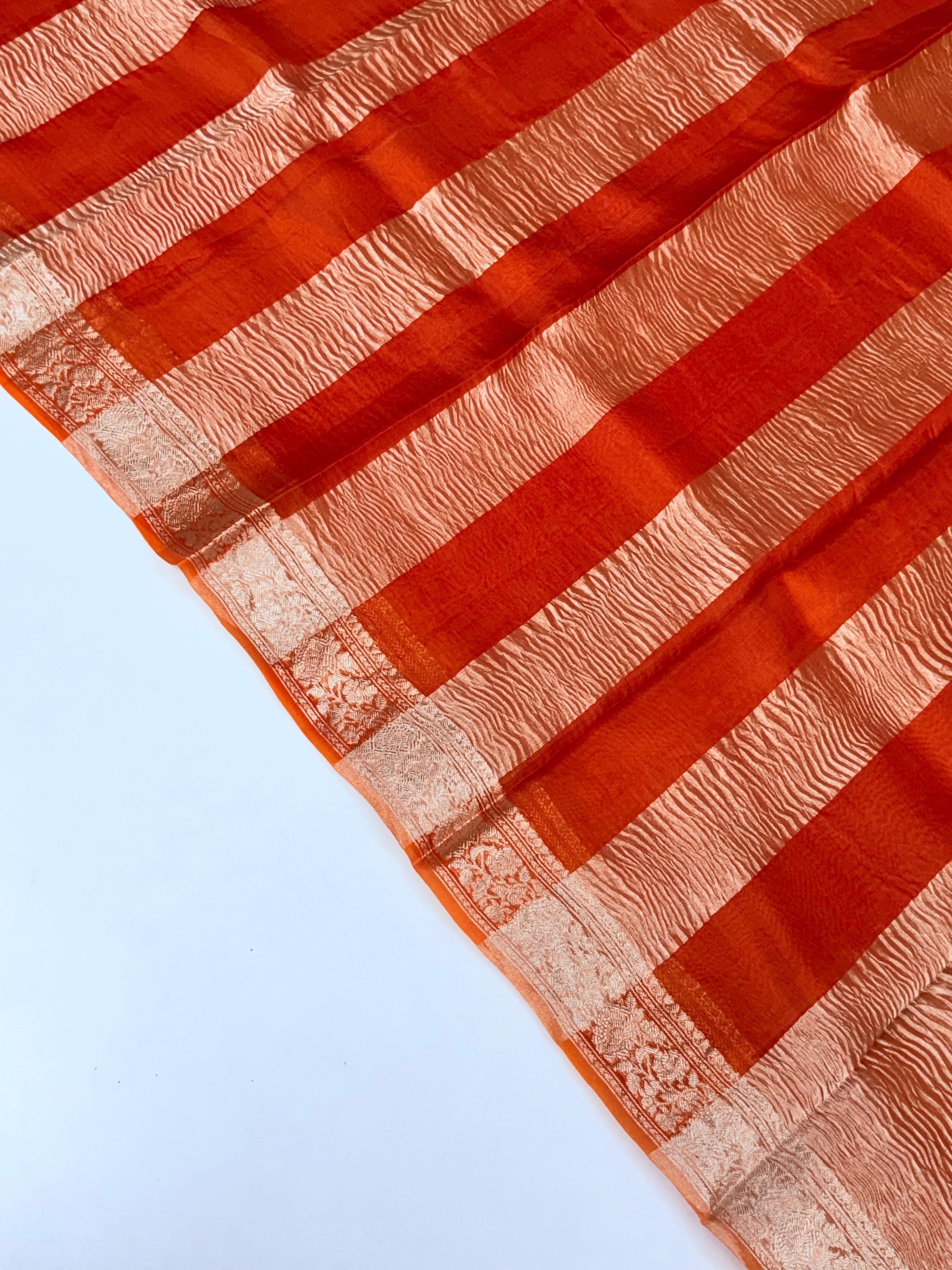 Premium Maslin Silk With Tissue Fusion