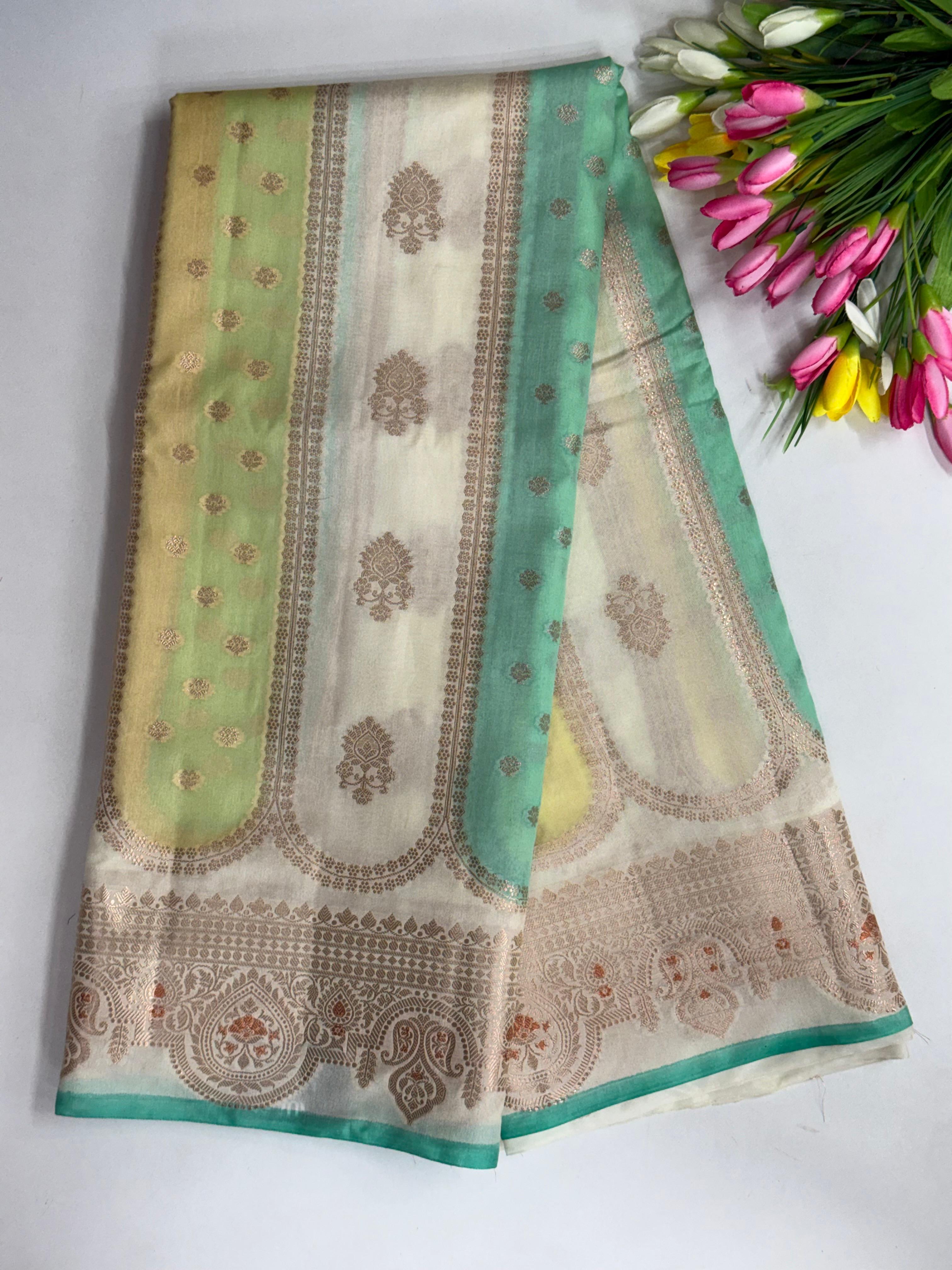 Kora Benaras With Rankad Style