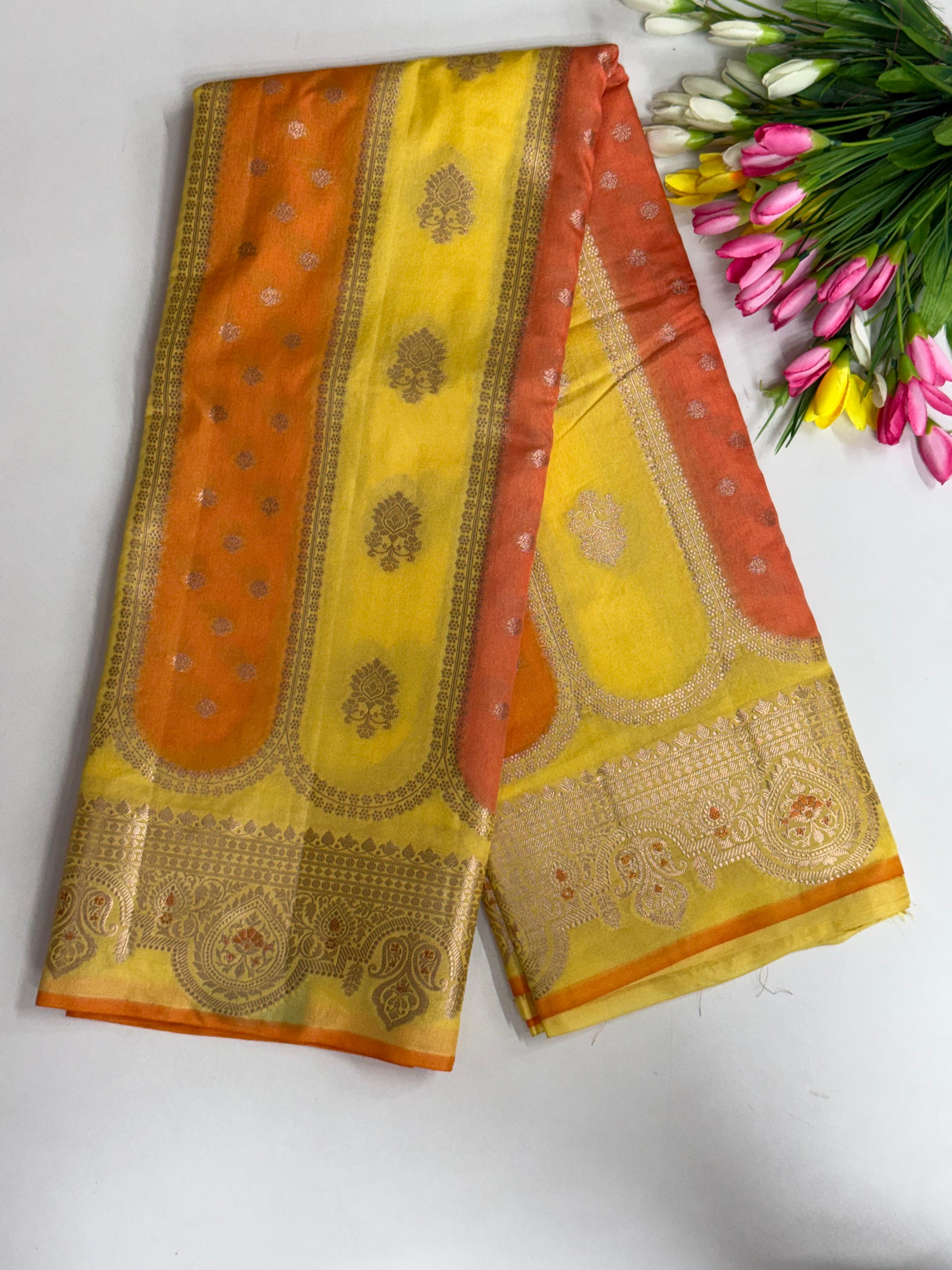 Kora Benaras With Rankad Style