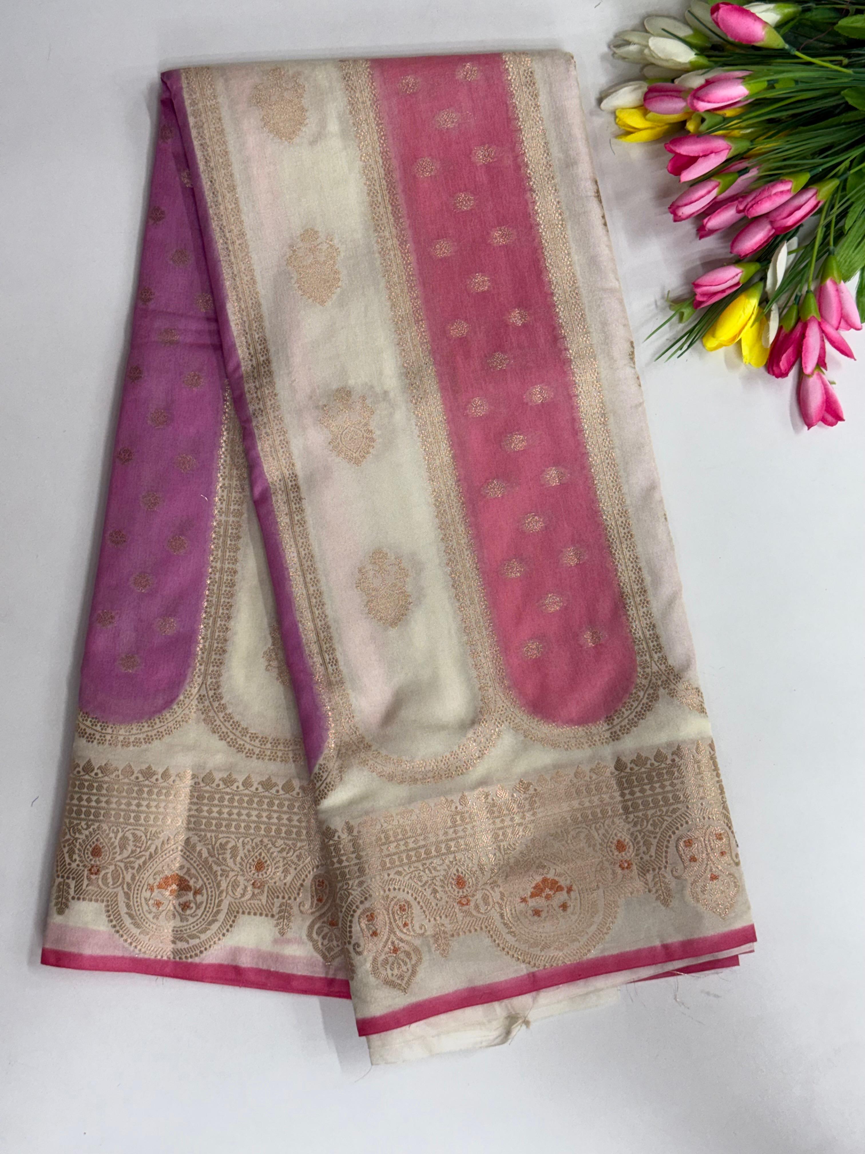 Kora Benaras With Rankad Style
