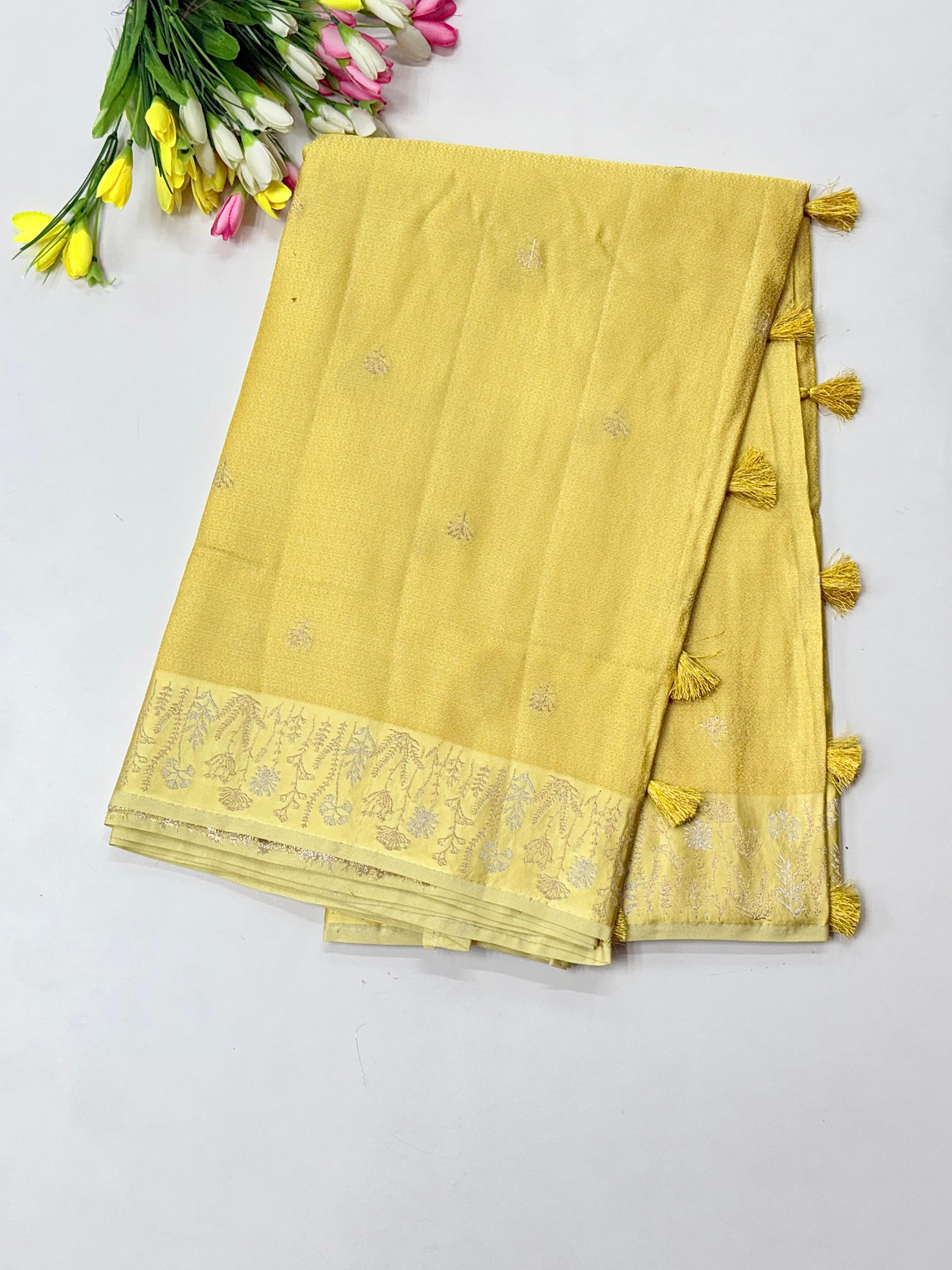 Premium Mashru Satin Sarees
