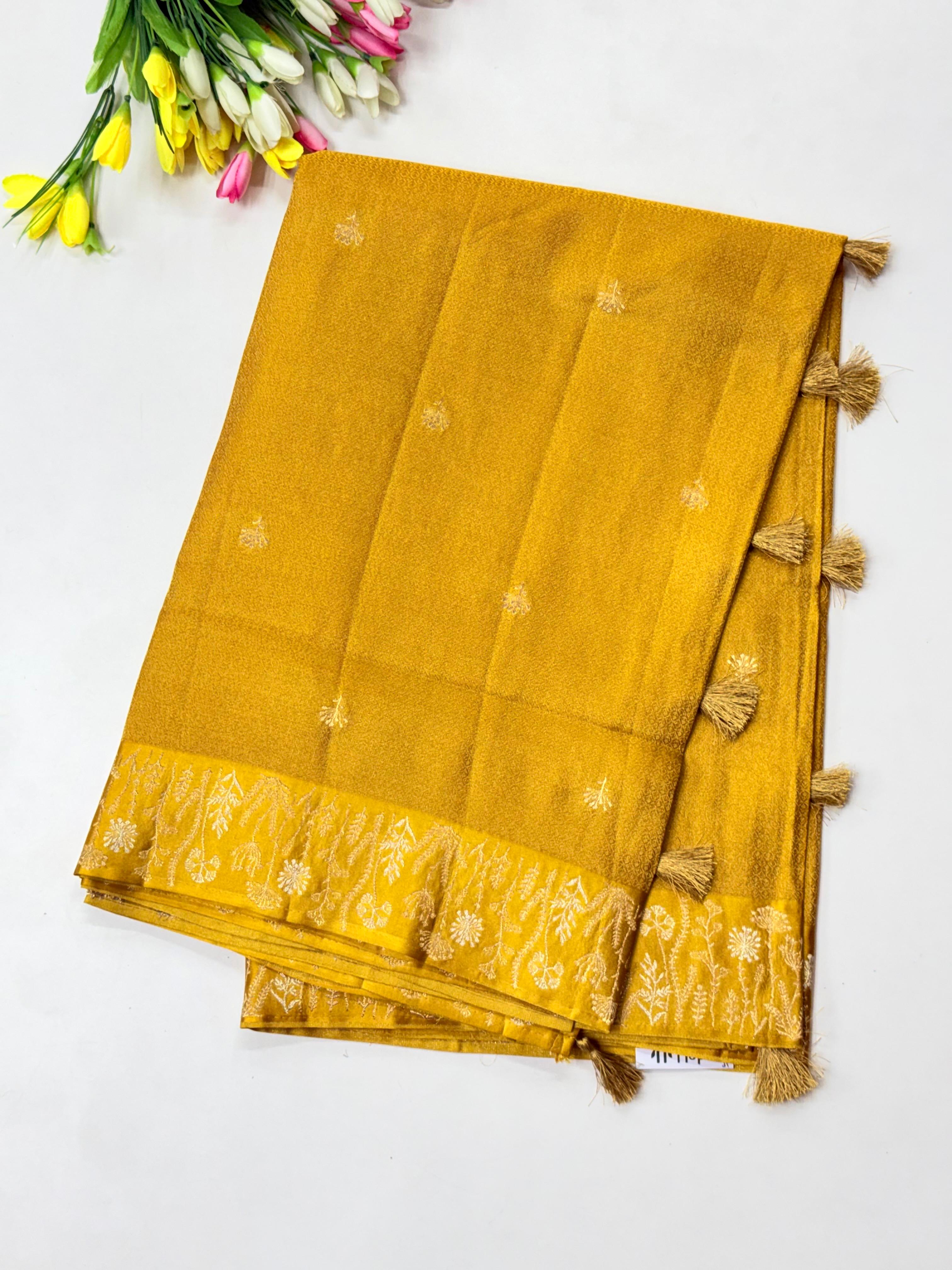 Premium Mashru Satin Sarees