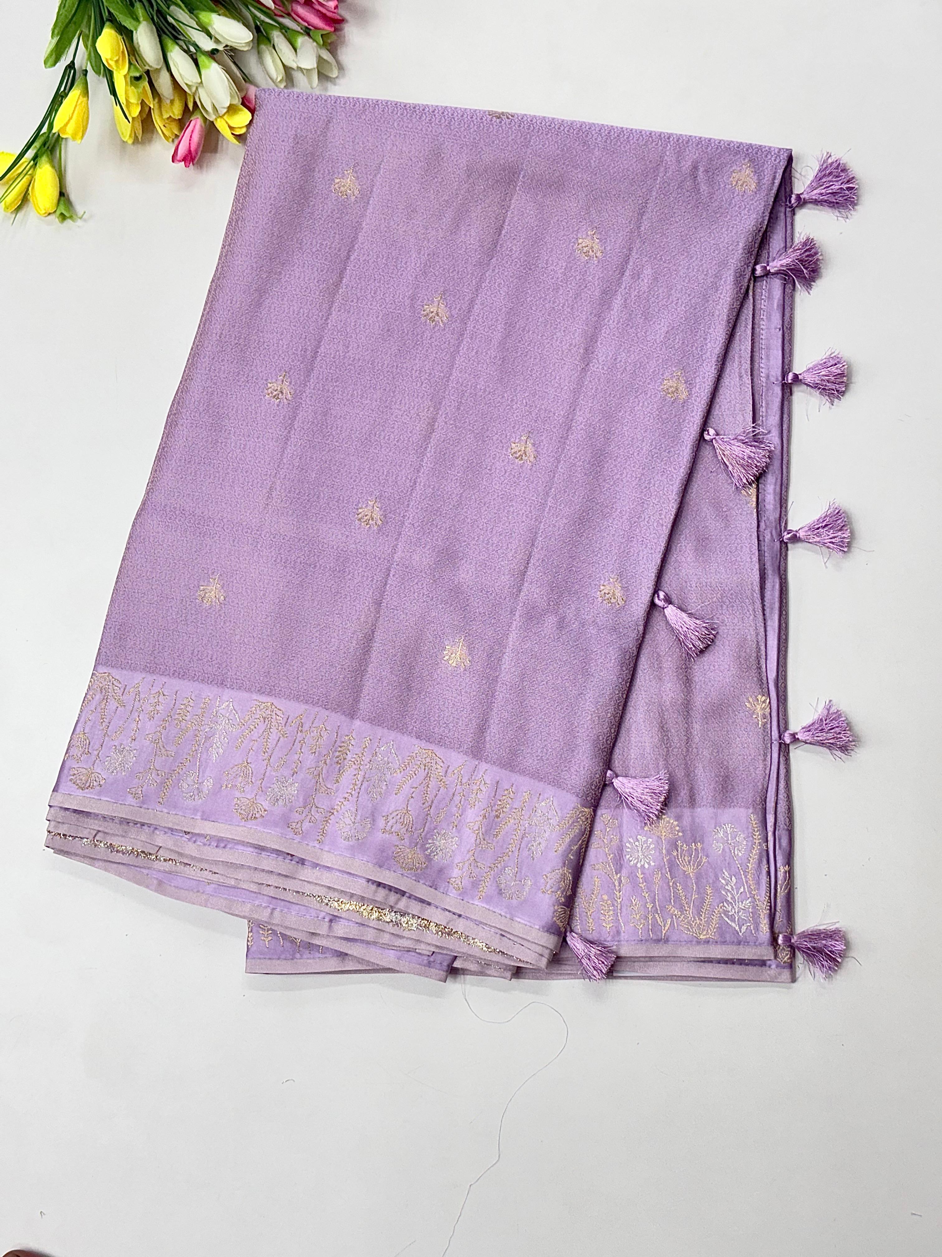 Premium Mashru Satin Sarees