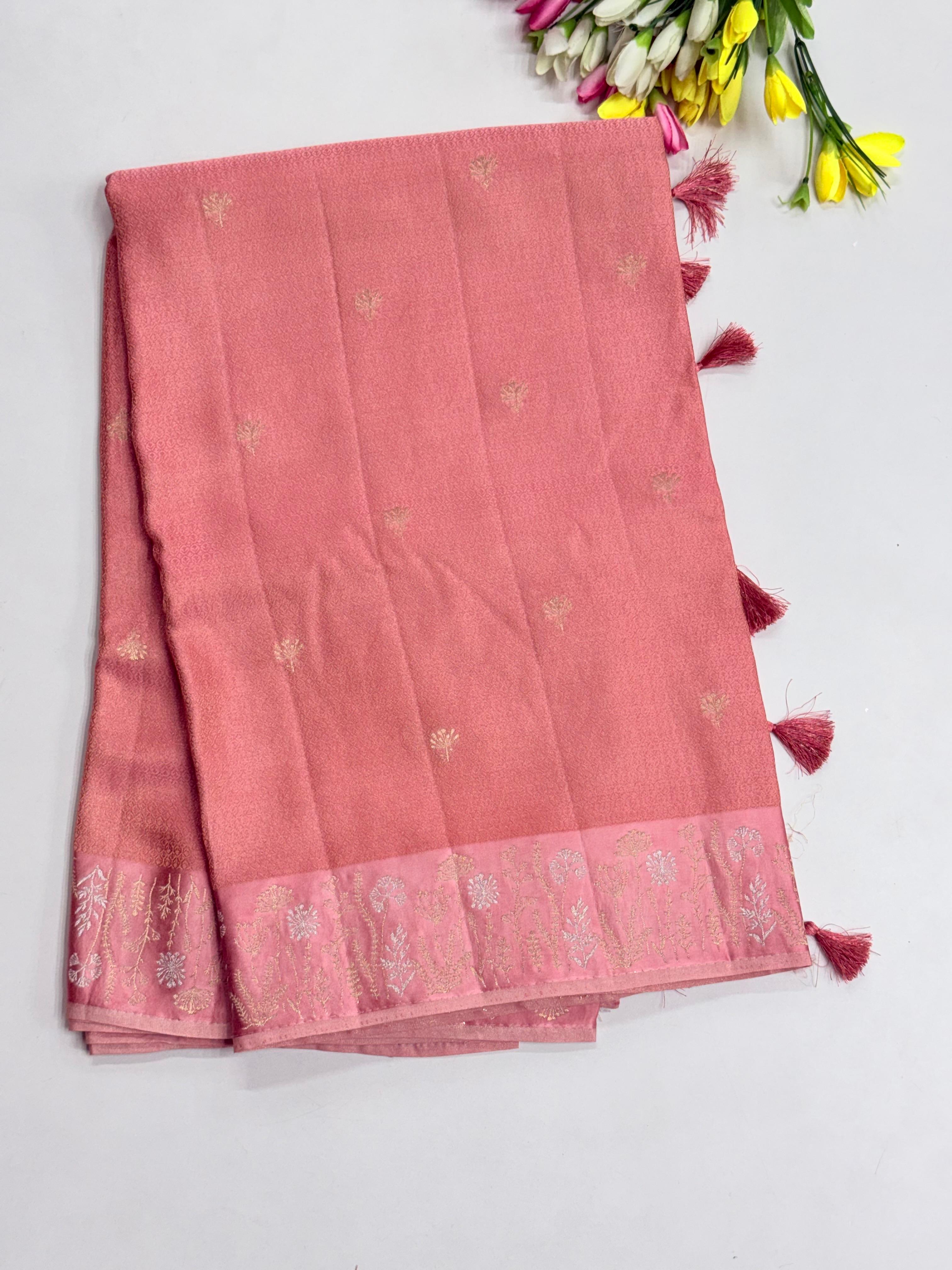 Premium Mashru Satin Sarees
