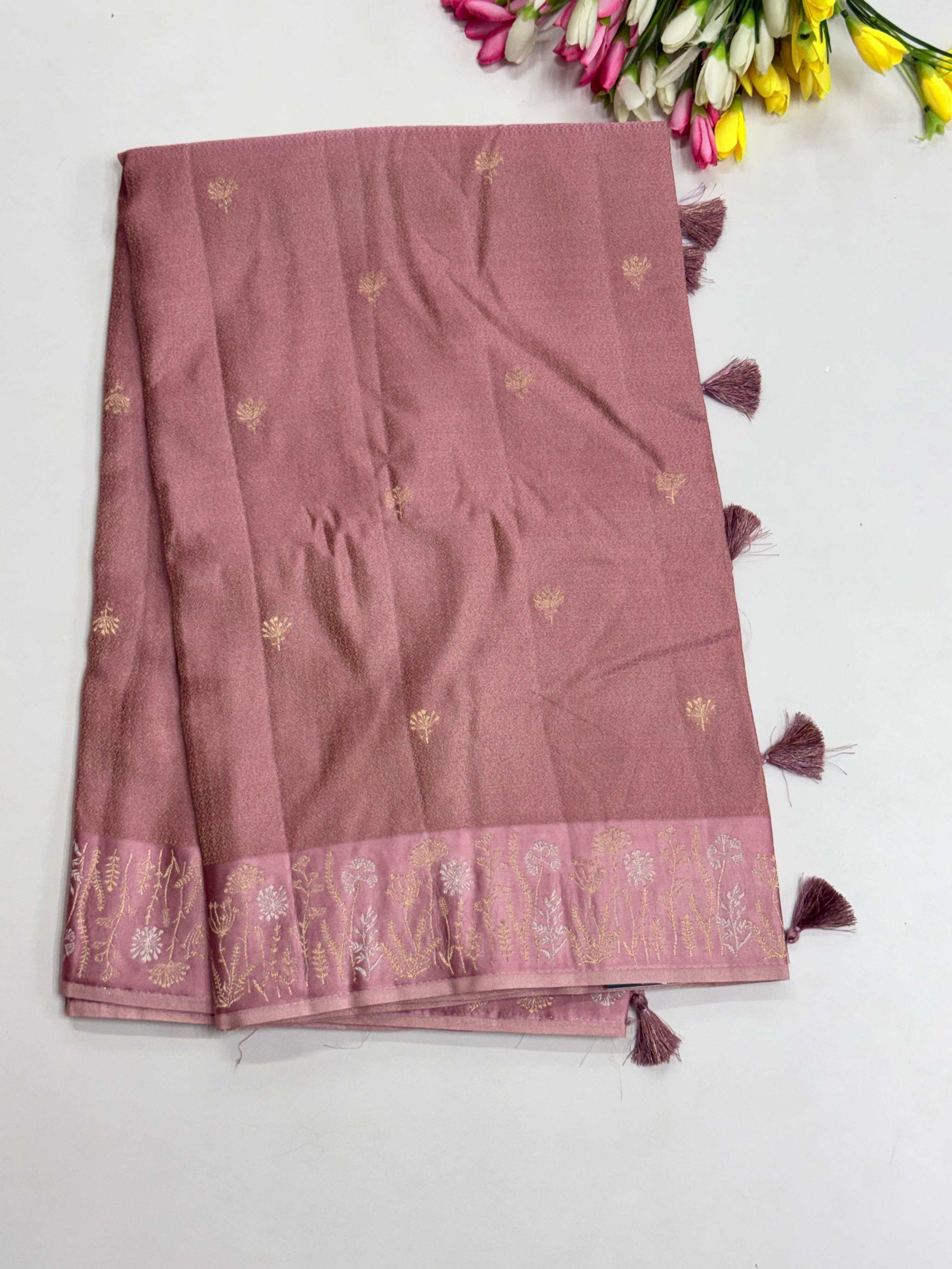Premium Mashru Satin Sarees