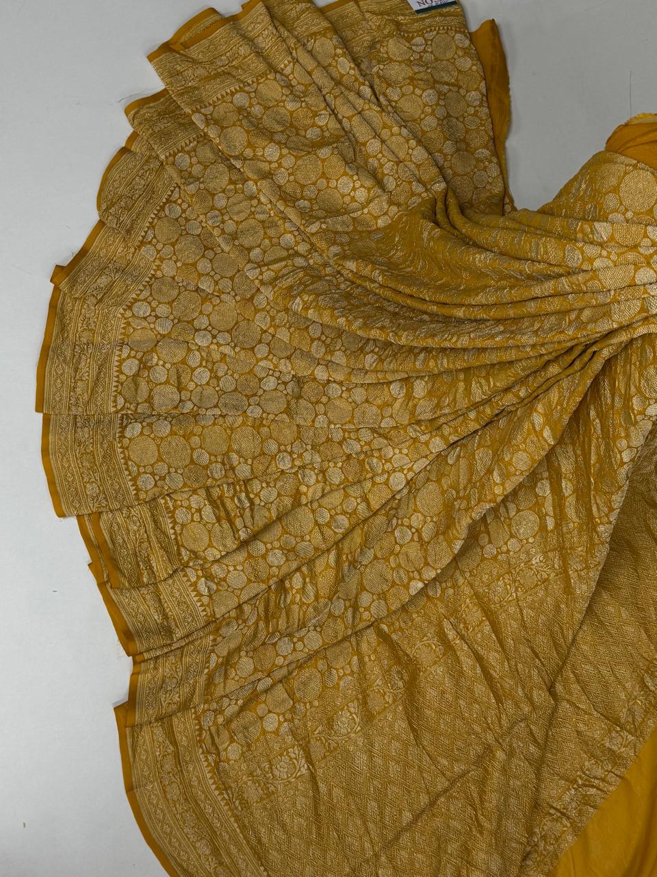 Pure Kadi Georgette Saree