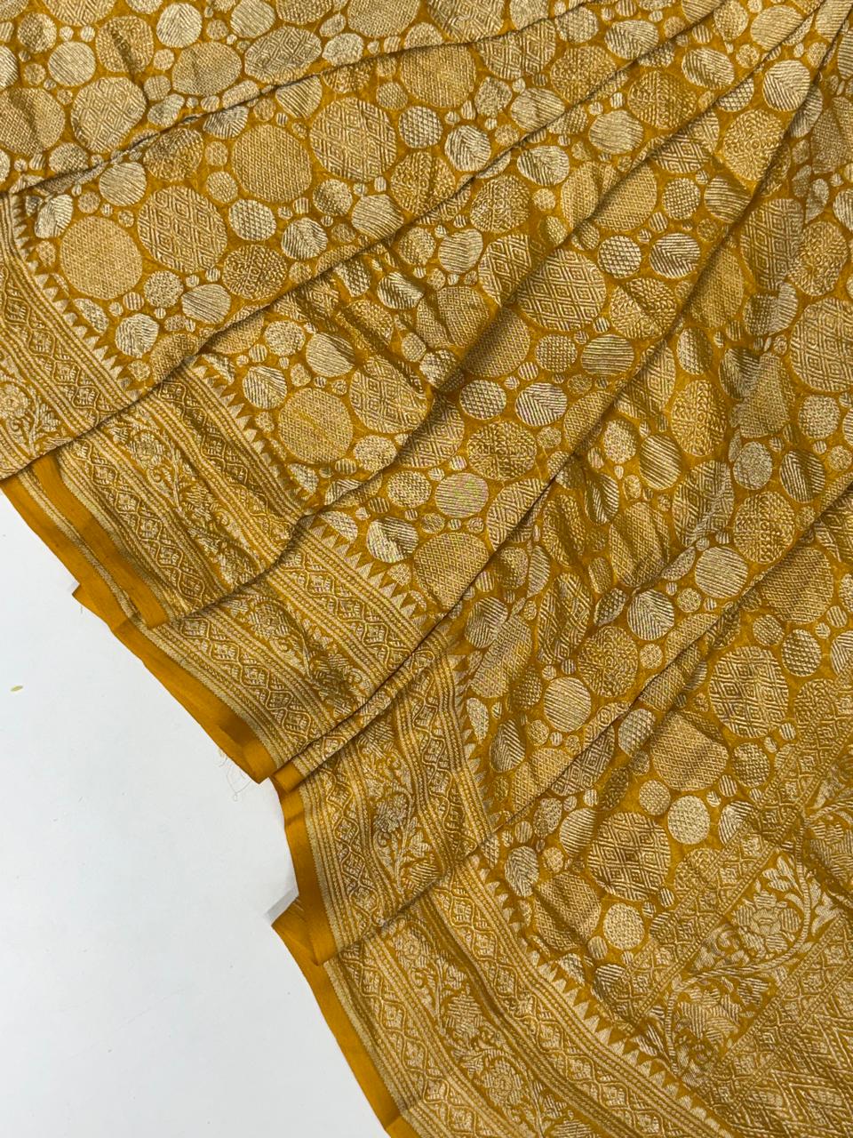 Pure Kadi Georgette Saree