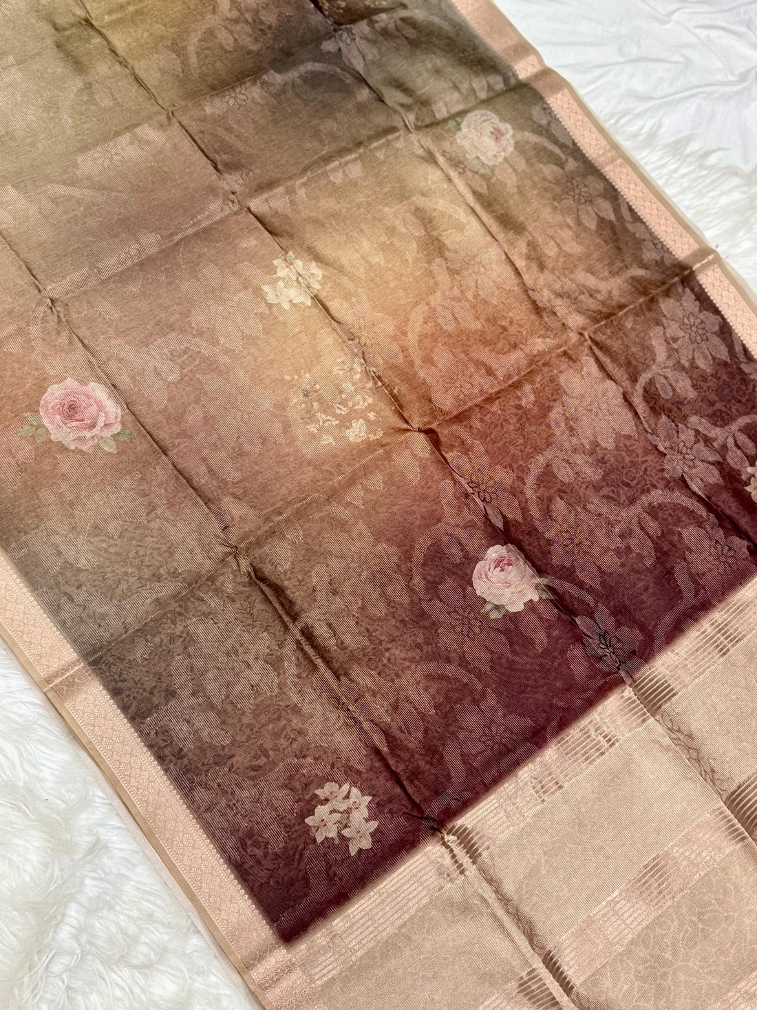 Maslin Viscos Saree