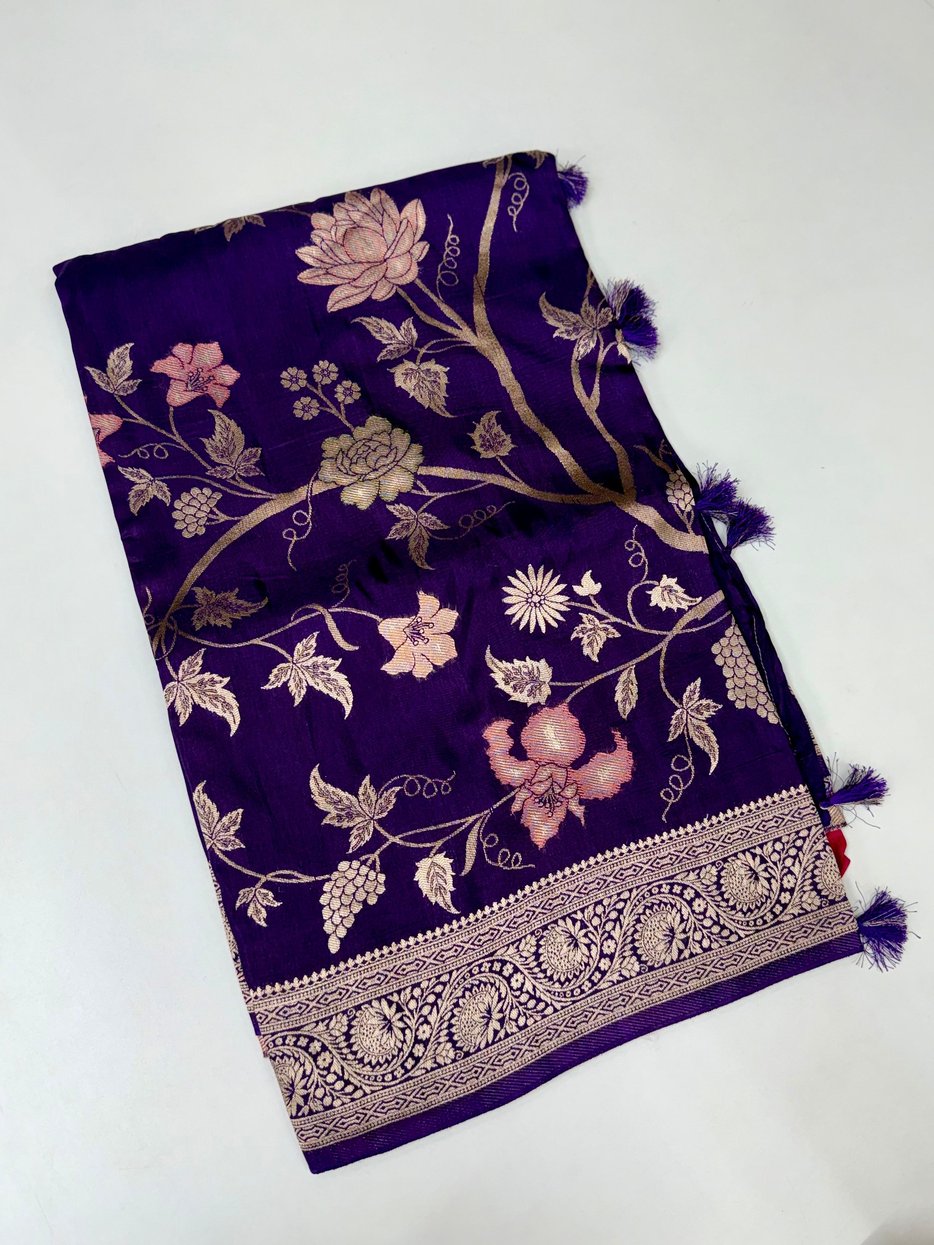 Russiasn Benarasi saree