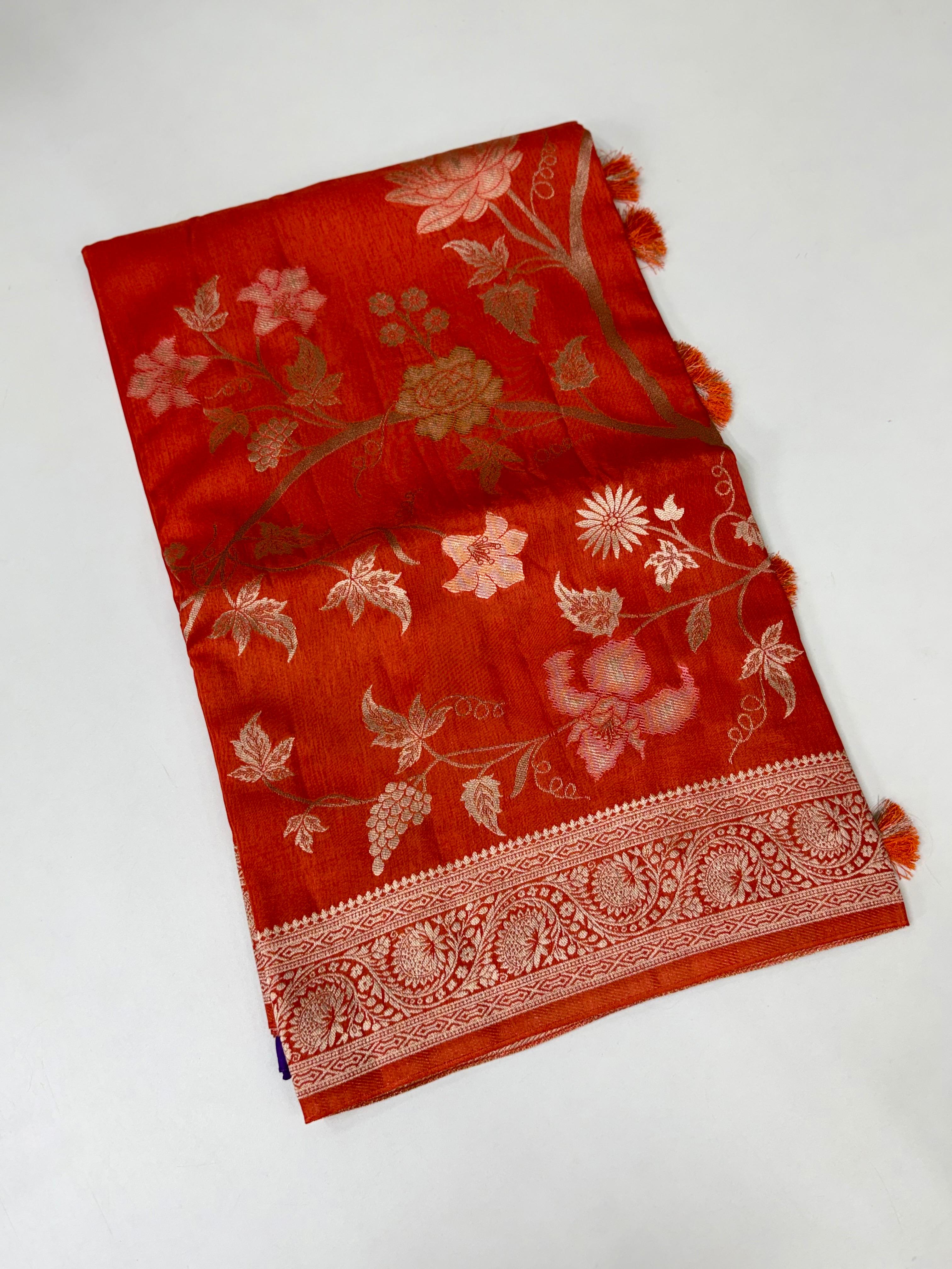 Russiasn Benarasi saree