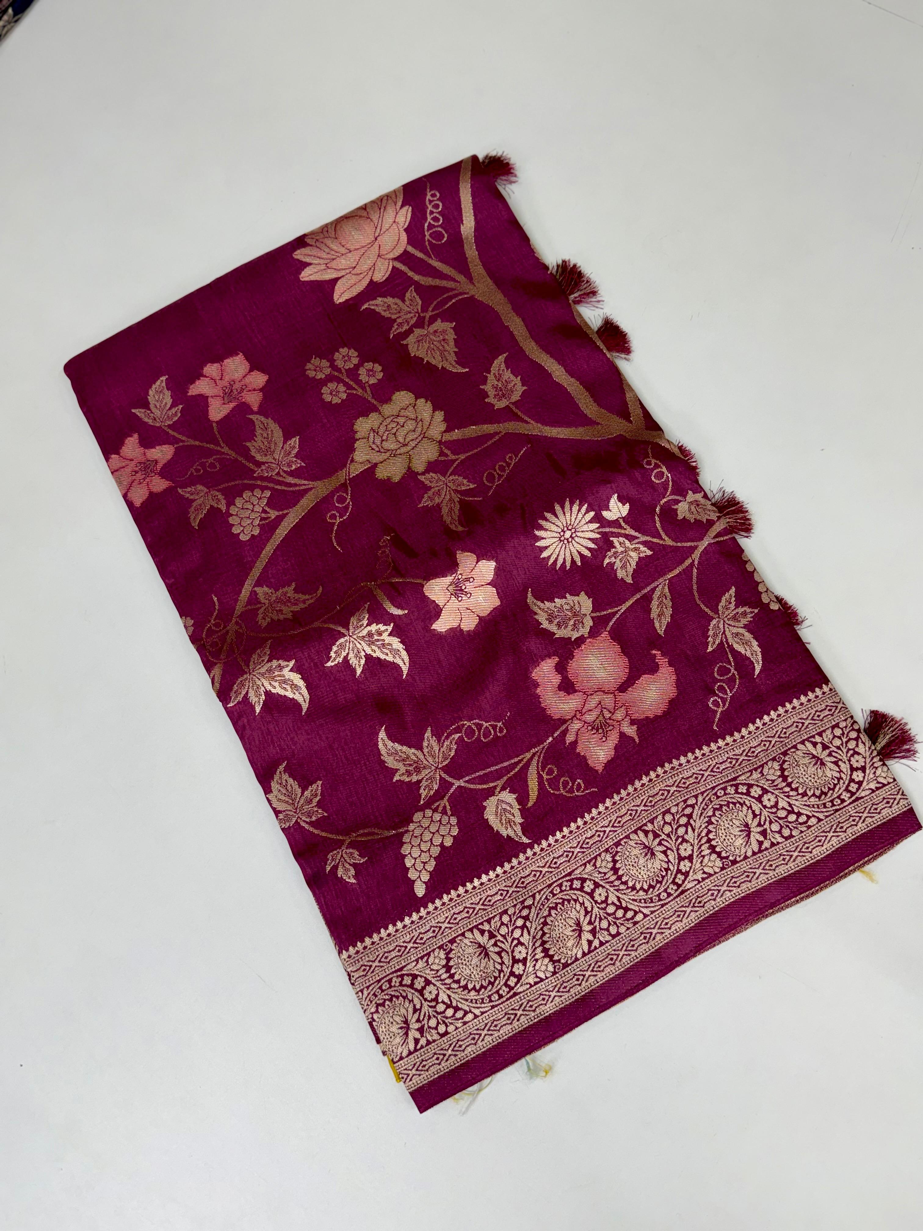 Russiasn Benarasi saree