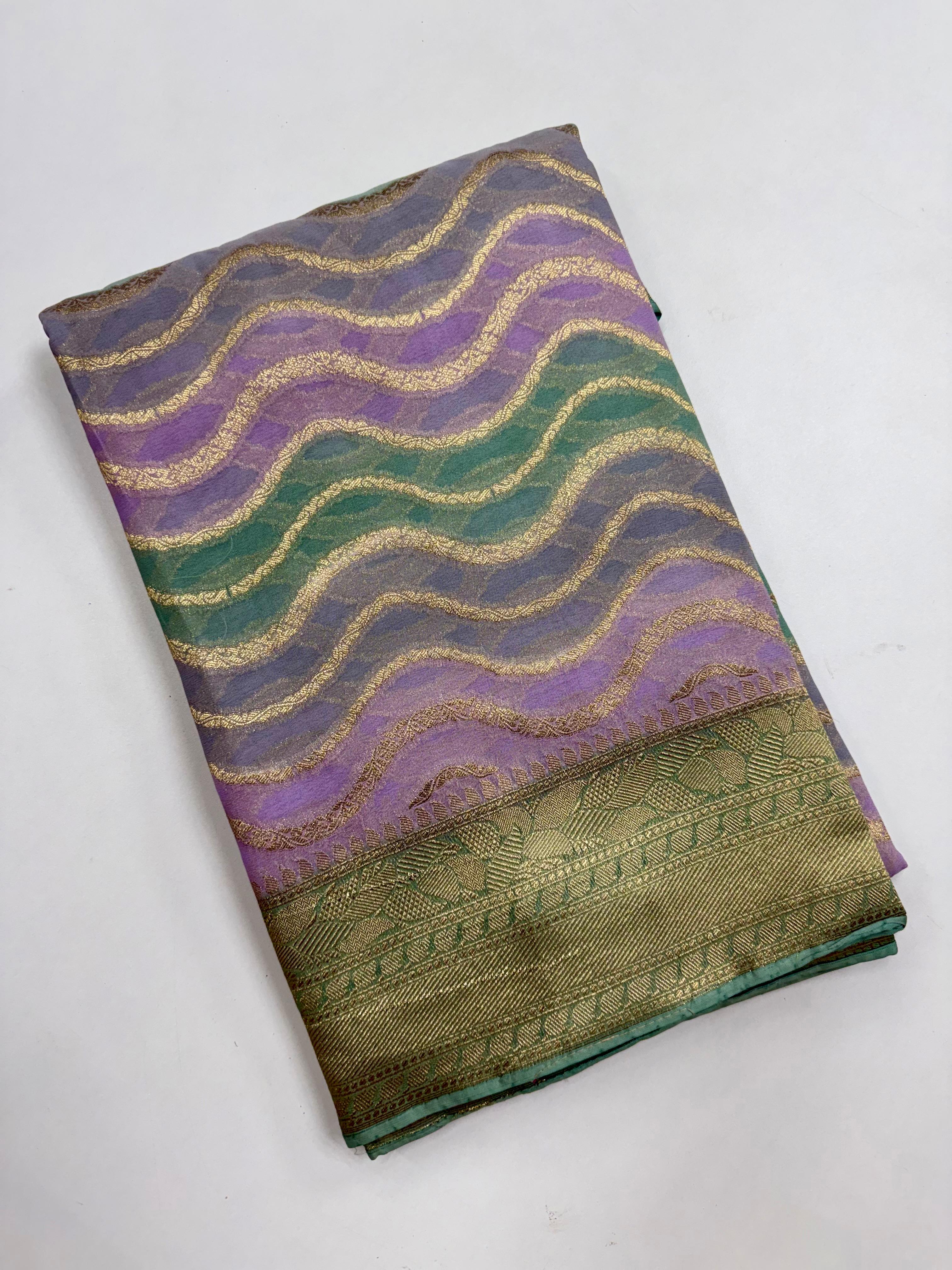 High Premium Georgette Rankad Saree