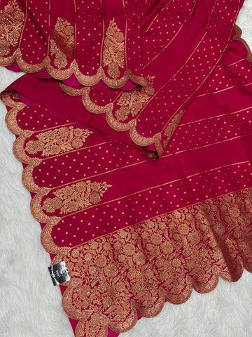 Benarasai Saree With Saroski Work