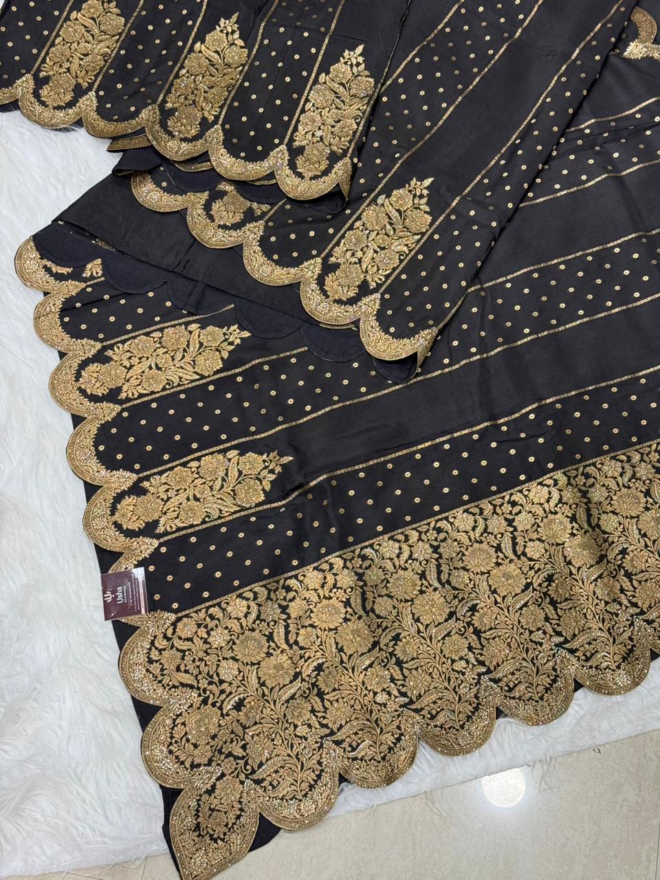 Benarasai Saree With Saroski Work