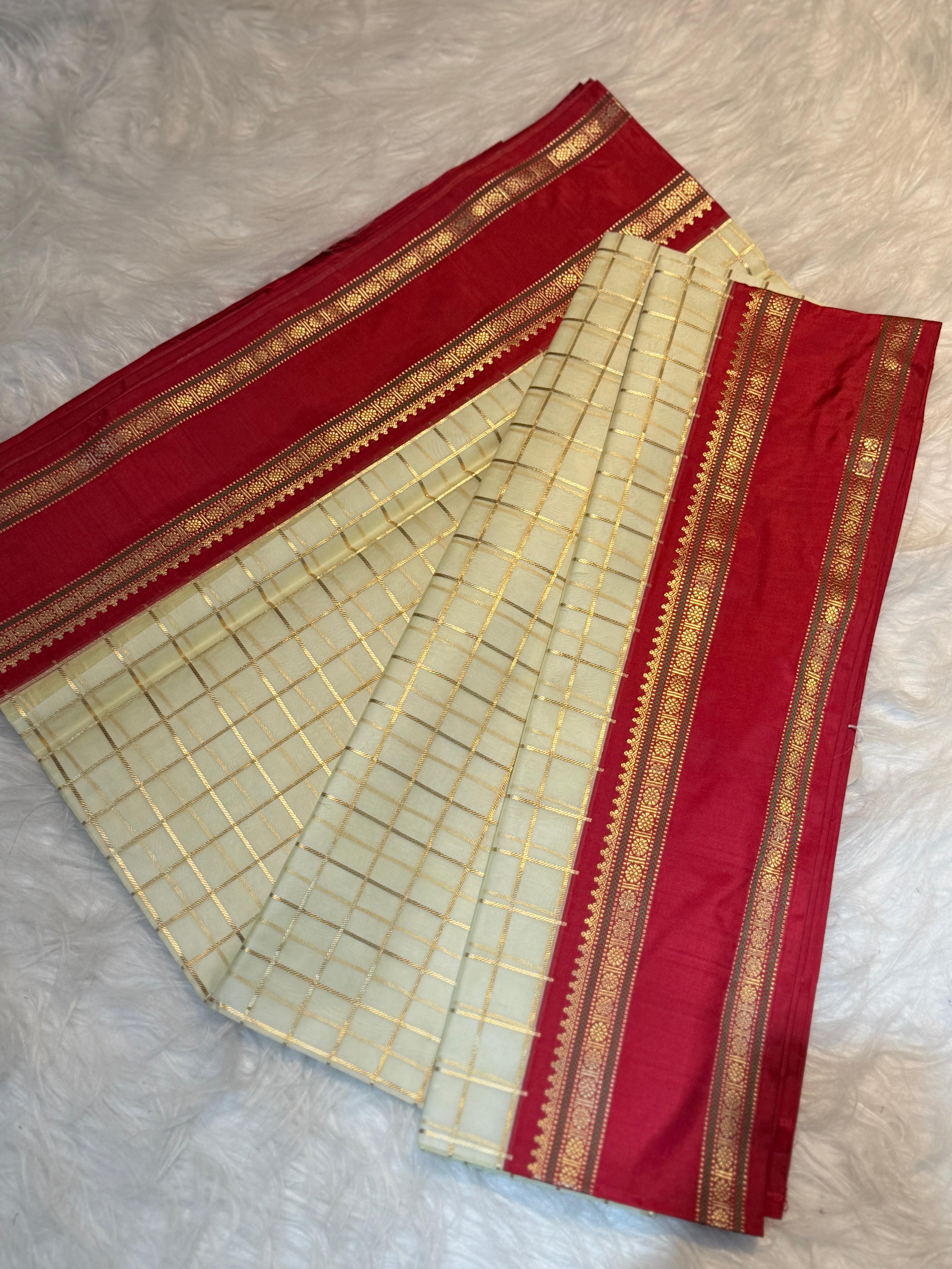Pure Handloom Organza Saree