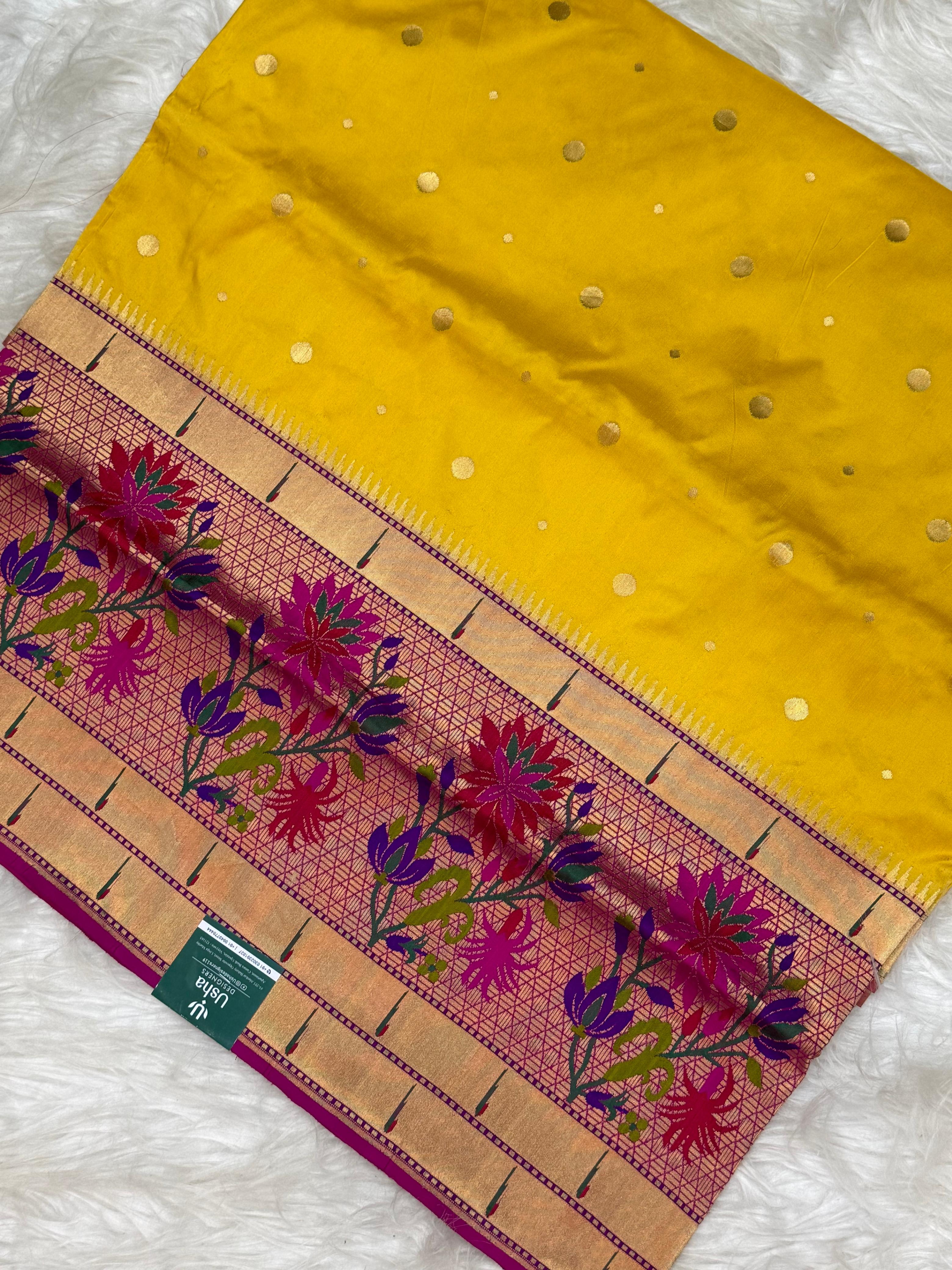 Pure Handloom Pythani Saree