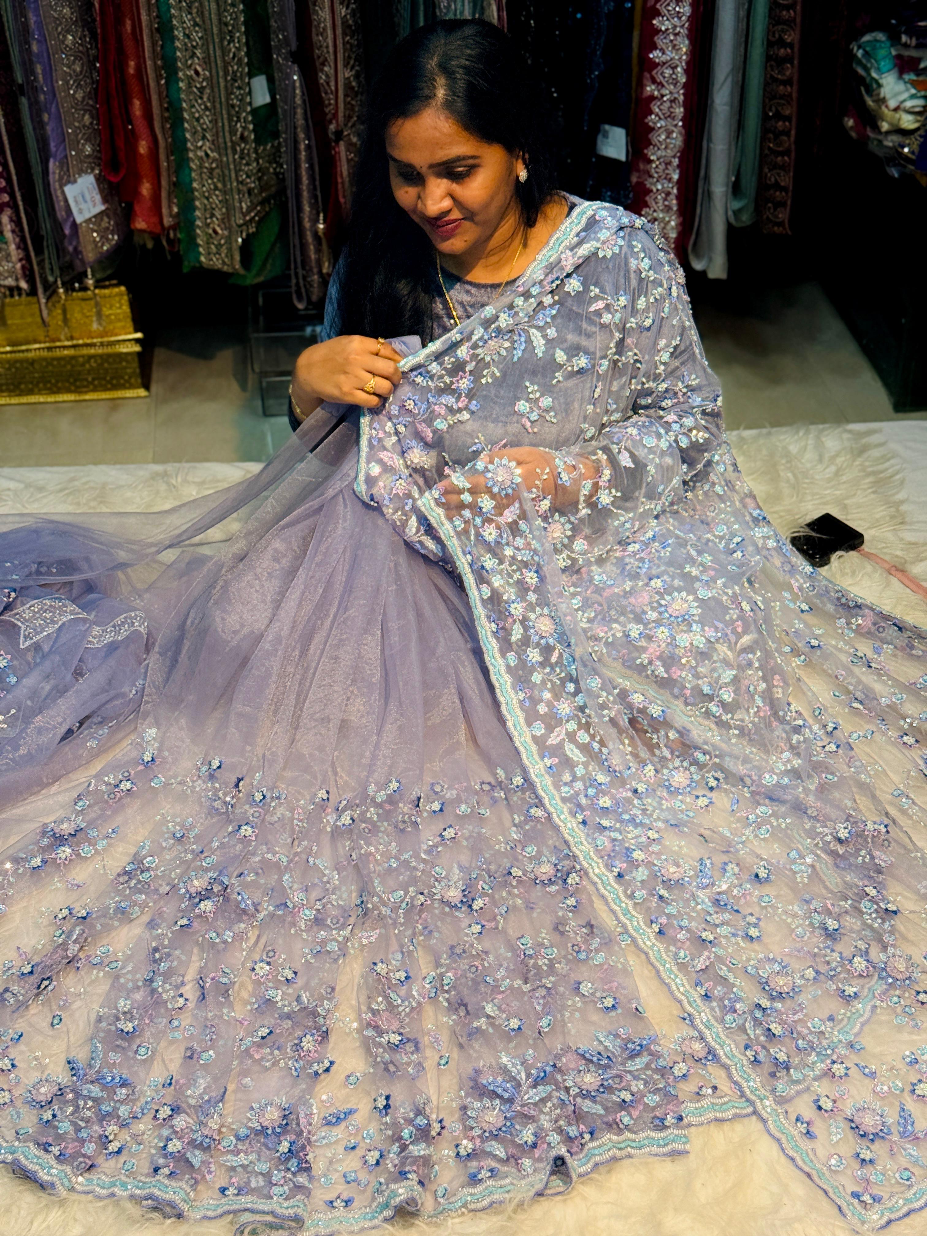High Party Wear Saree
