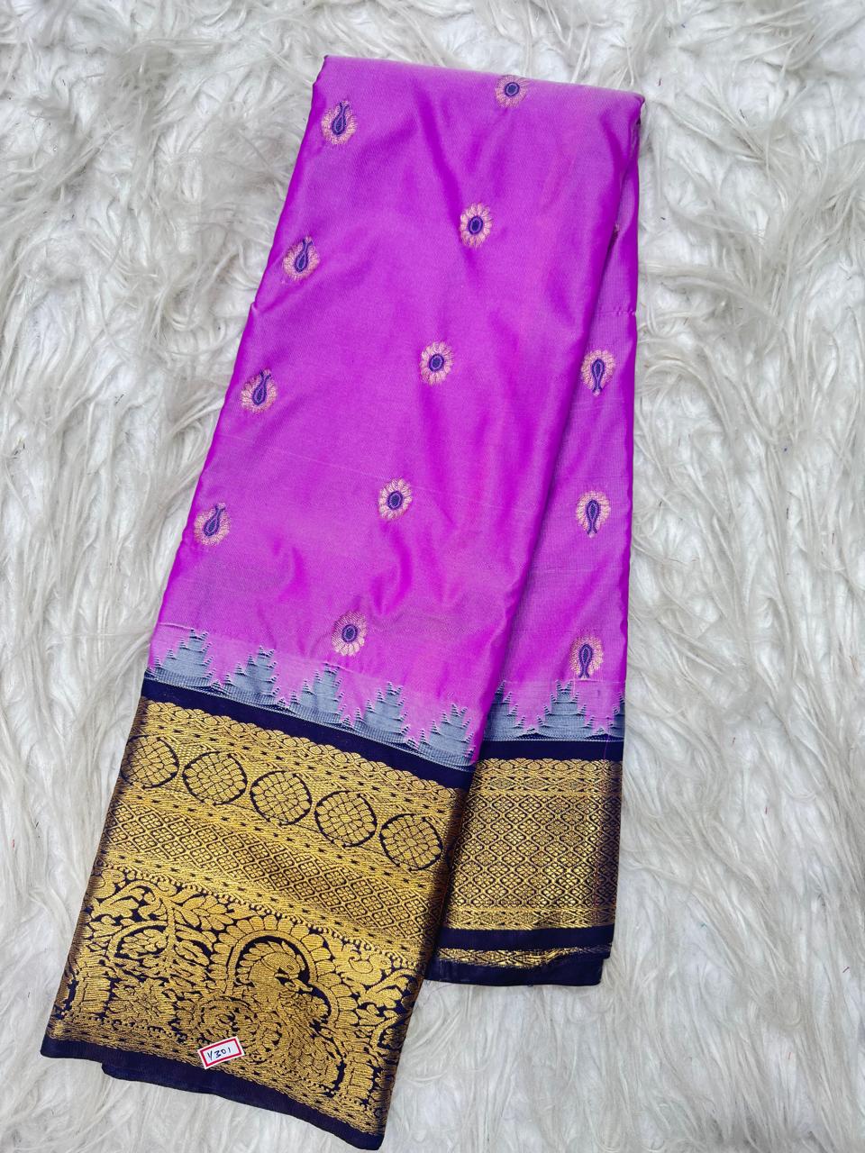 Semi Gadhwal Saree