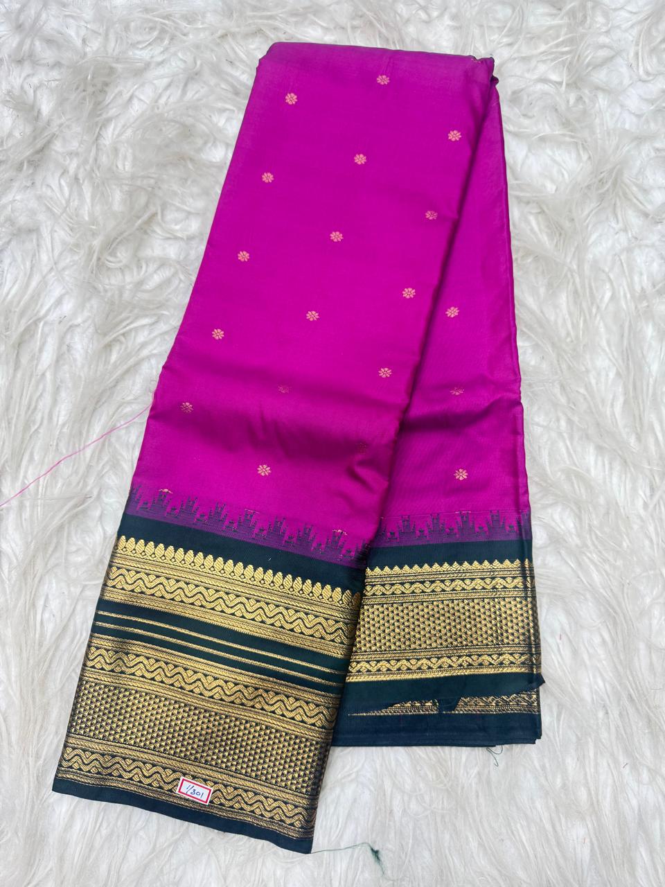 Semi Gadhwal Saree