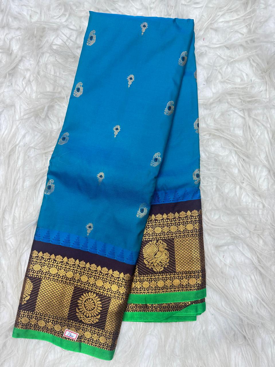 Semi Gadhwal Saree