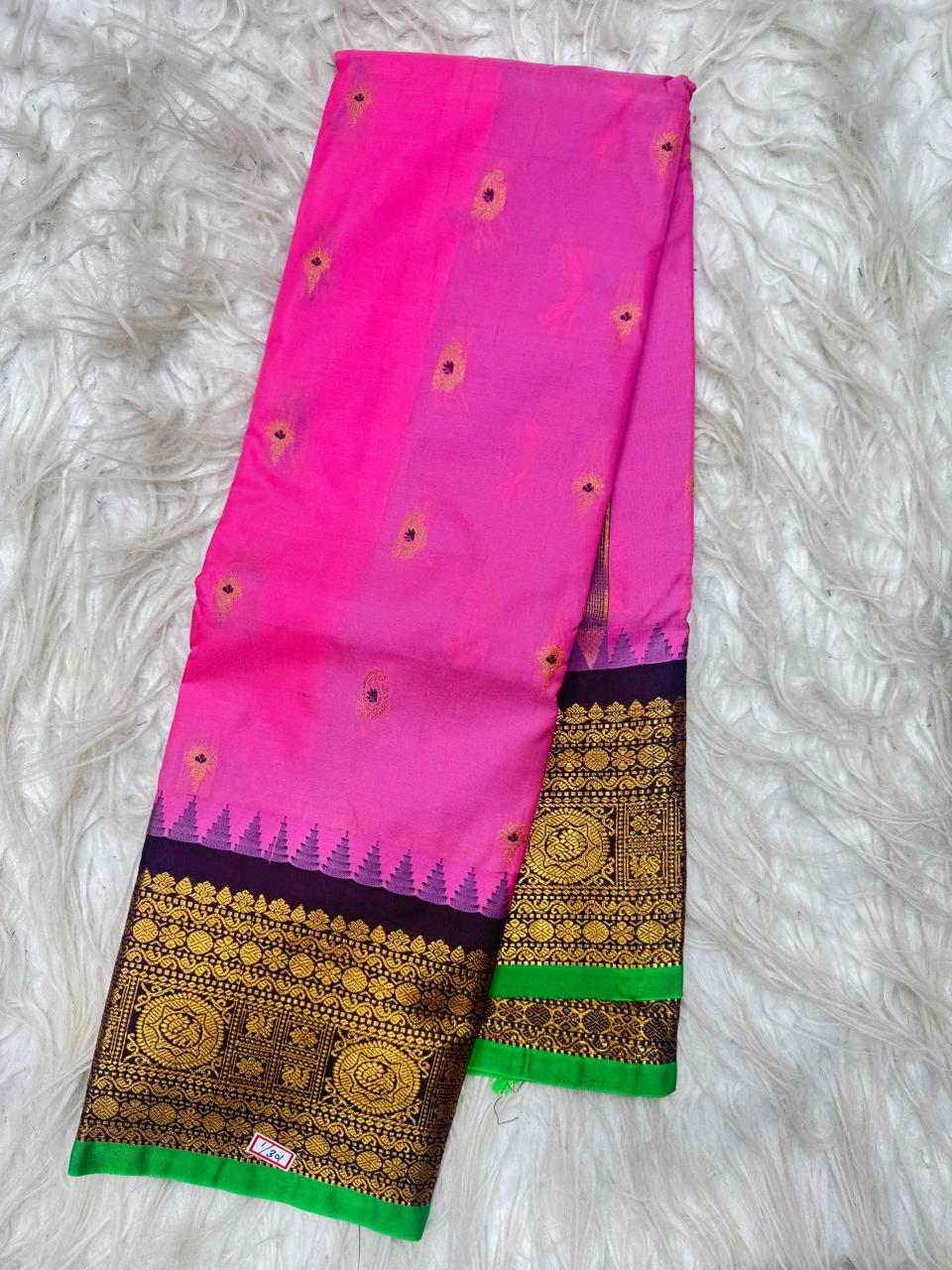 Semi Gadhwal Saree