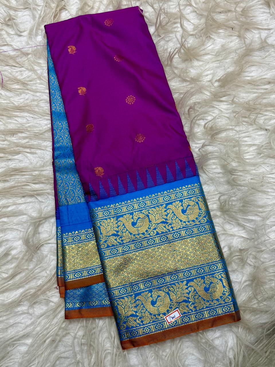 Semi Gadhwal saree