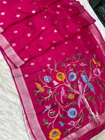 20 Count Matka georgette Saree