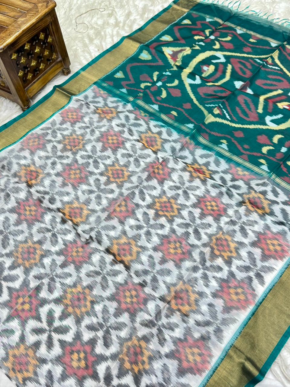 Pure Pochampally Sico Pattu Saree
