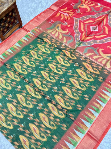 Pure Pochampally Sico Pattu Saree