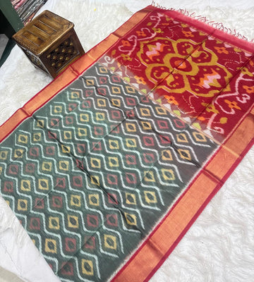 Pure Pochampally Sico Pattu Saree
