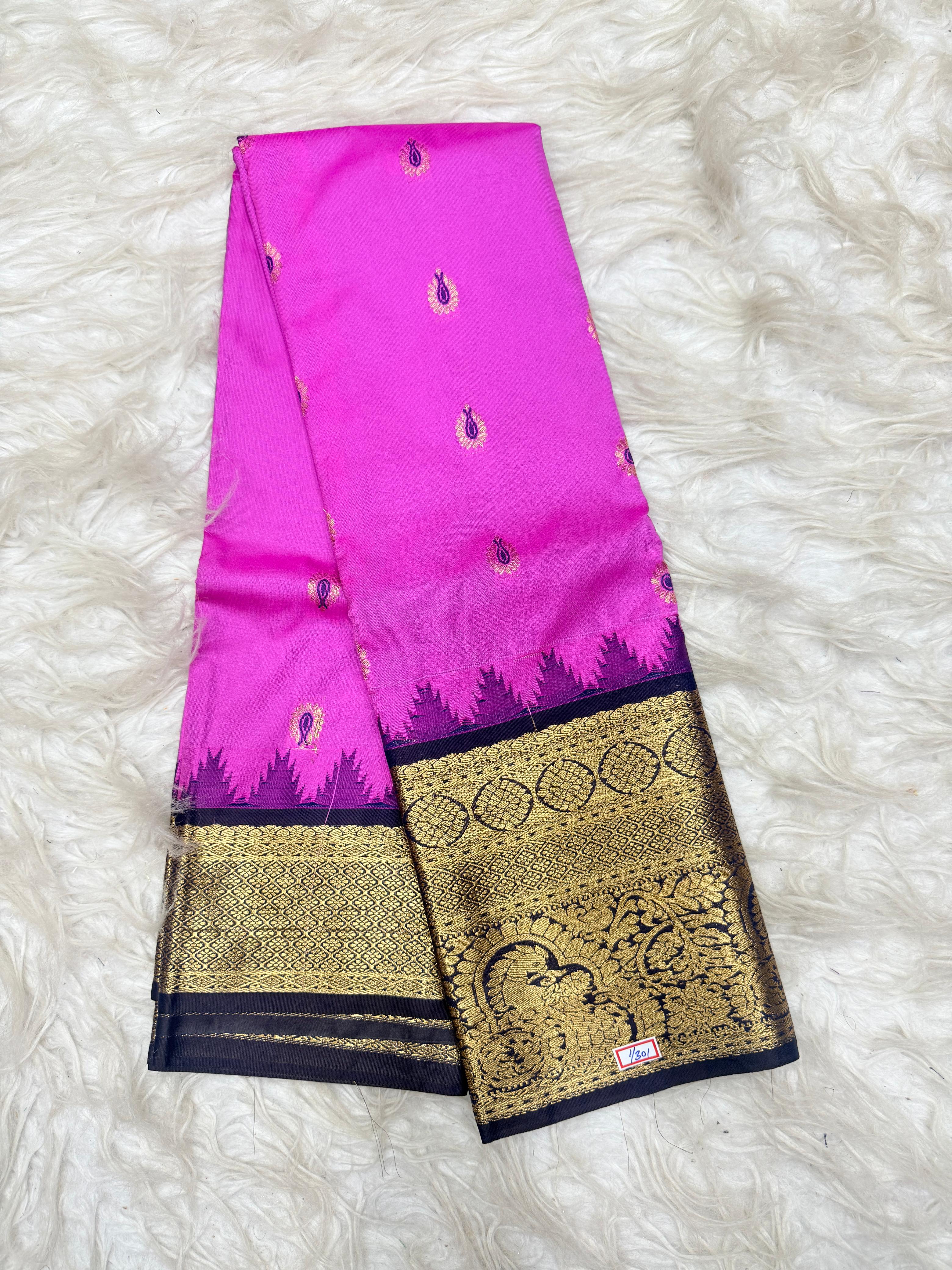 Semi Gadhwal Saree