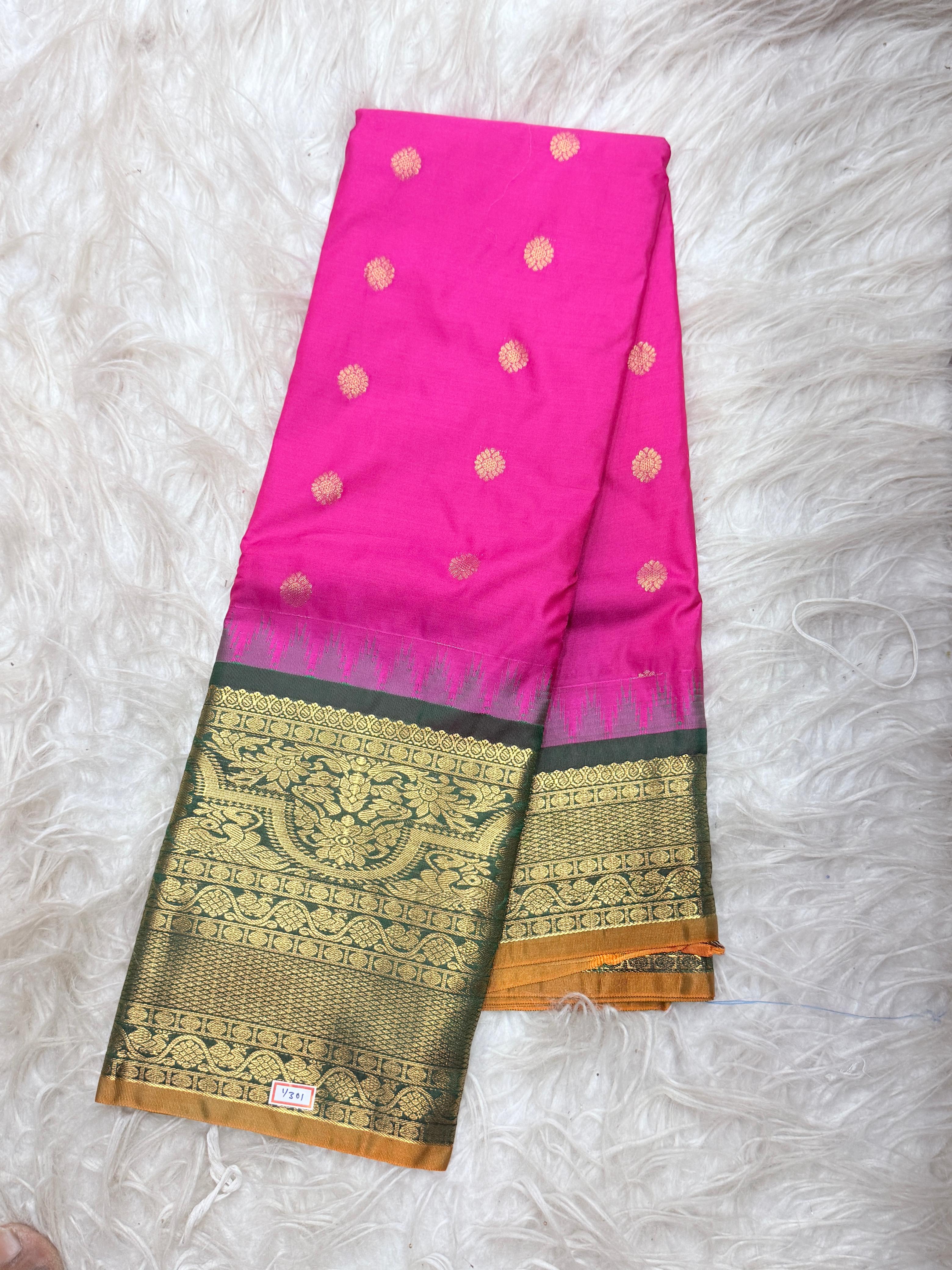 Semi Gadhwal Saree