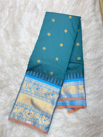 Semi Gadhwal Saree