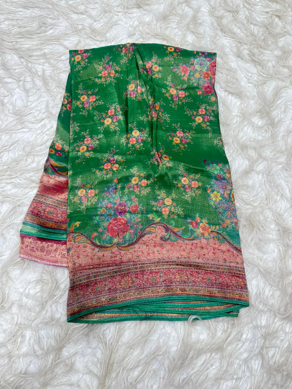 Pashmina Soft Tissue saree