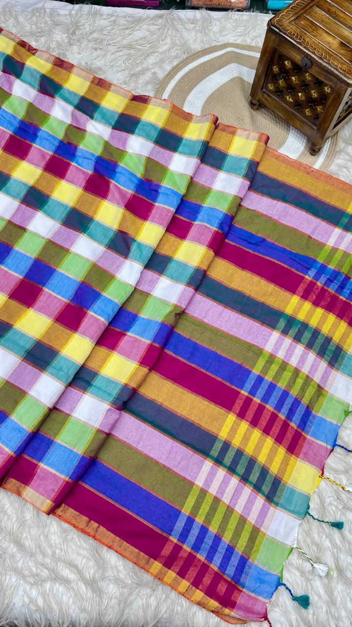 Mal Cotton Saree