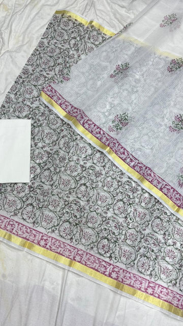3 Piece Set Kota Dress Material