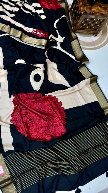 Dhola Mysore Silk Saree