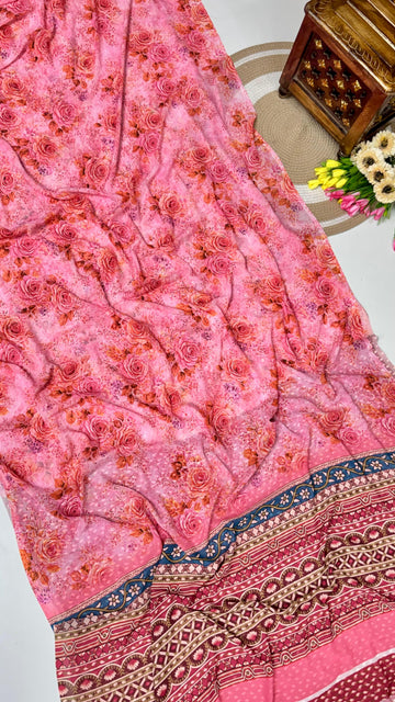 Faux Georgette Sarees