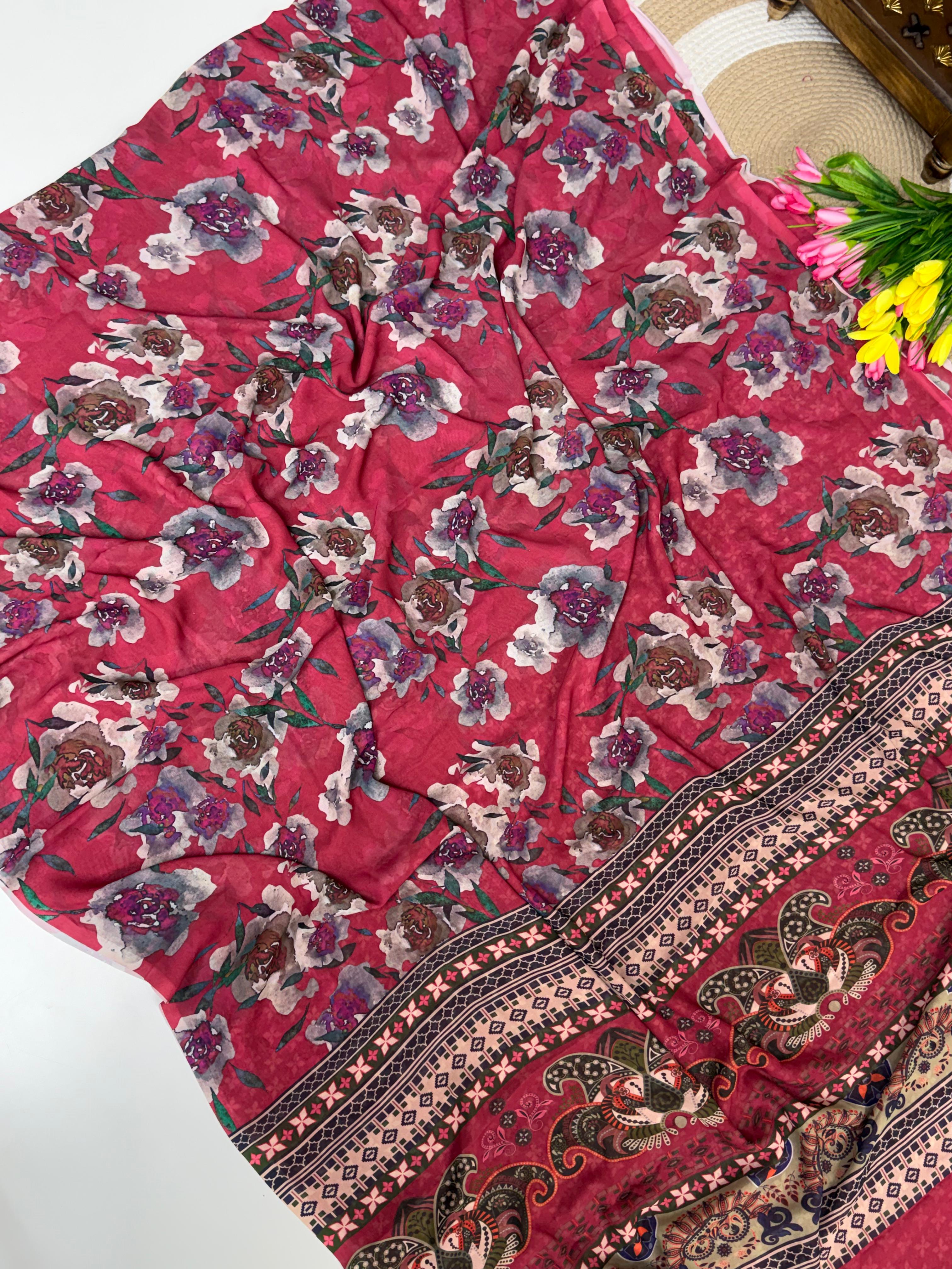 Georgette Saree