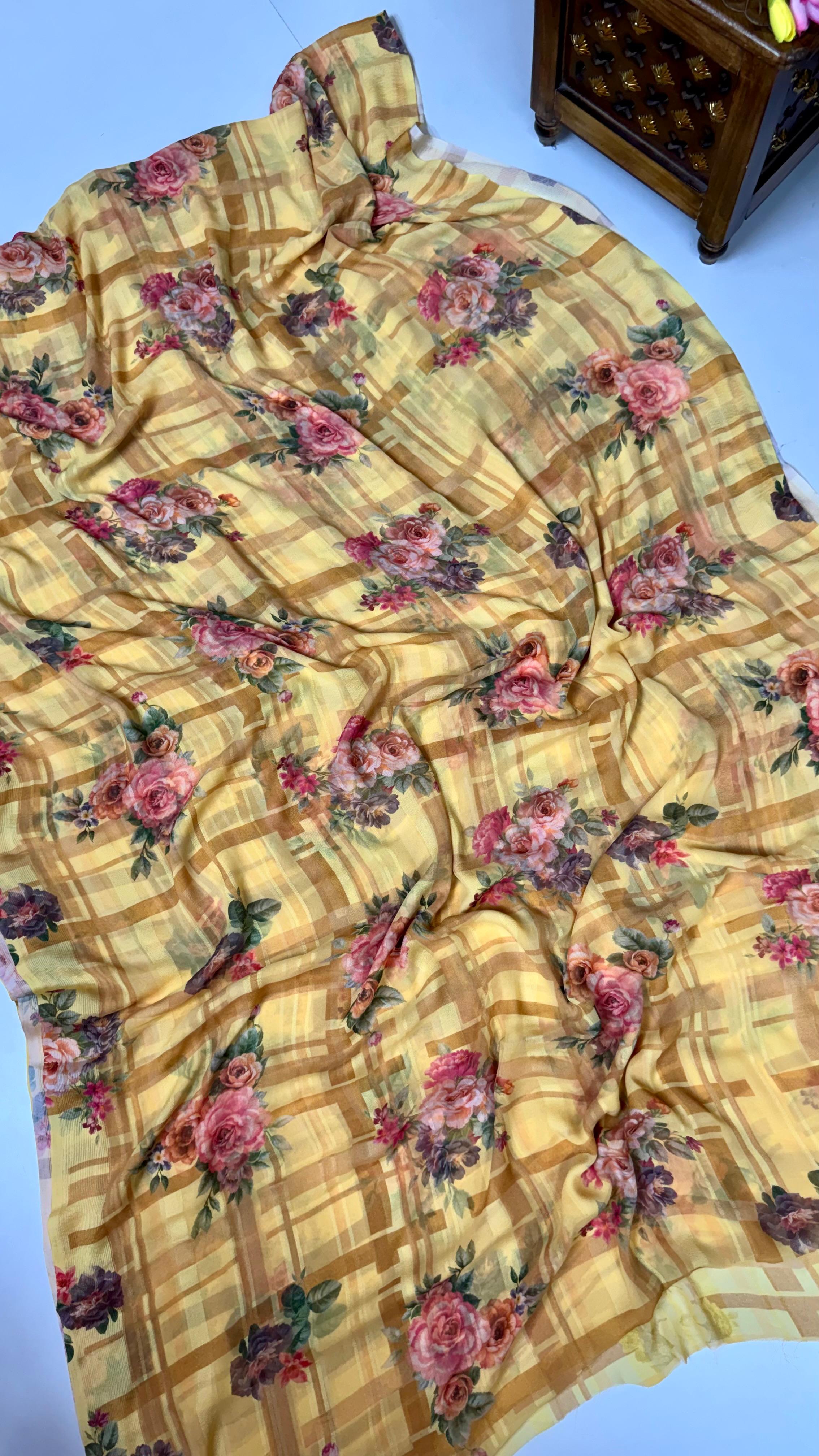 Branded Georgette Saree