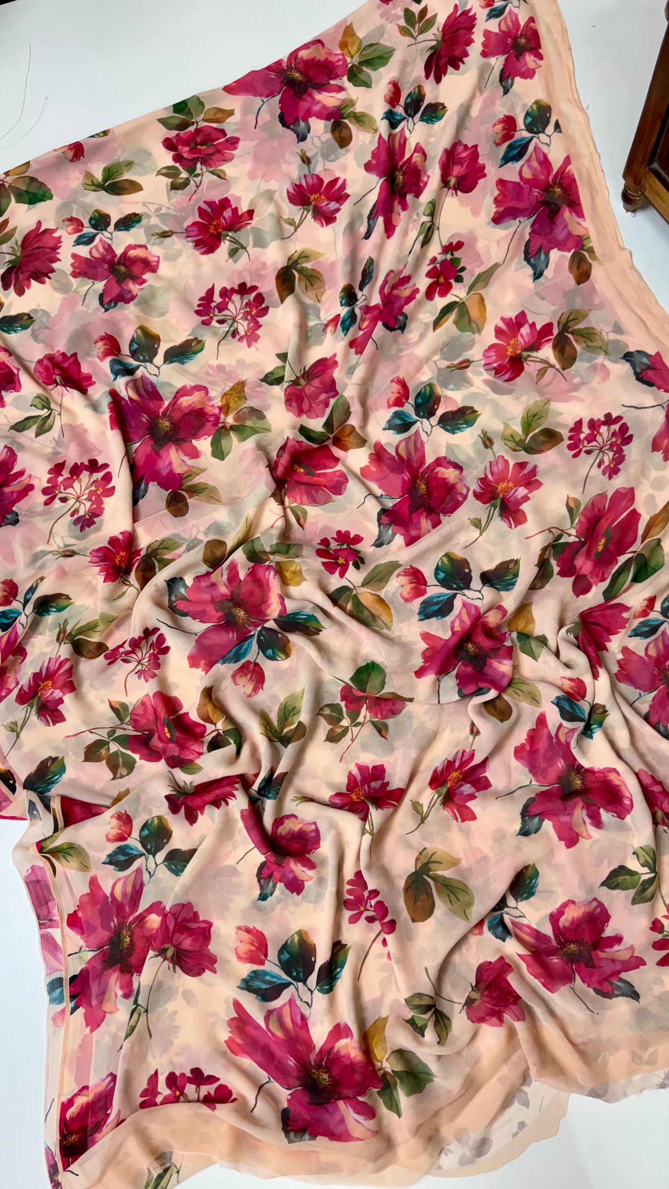 Branded Georgette Saree