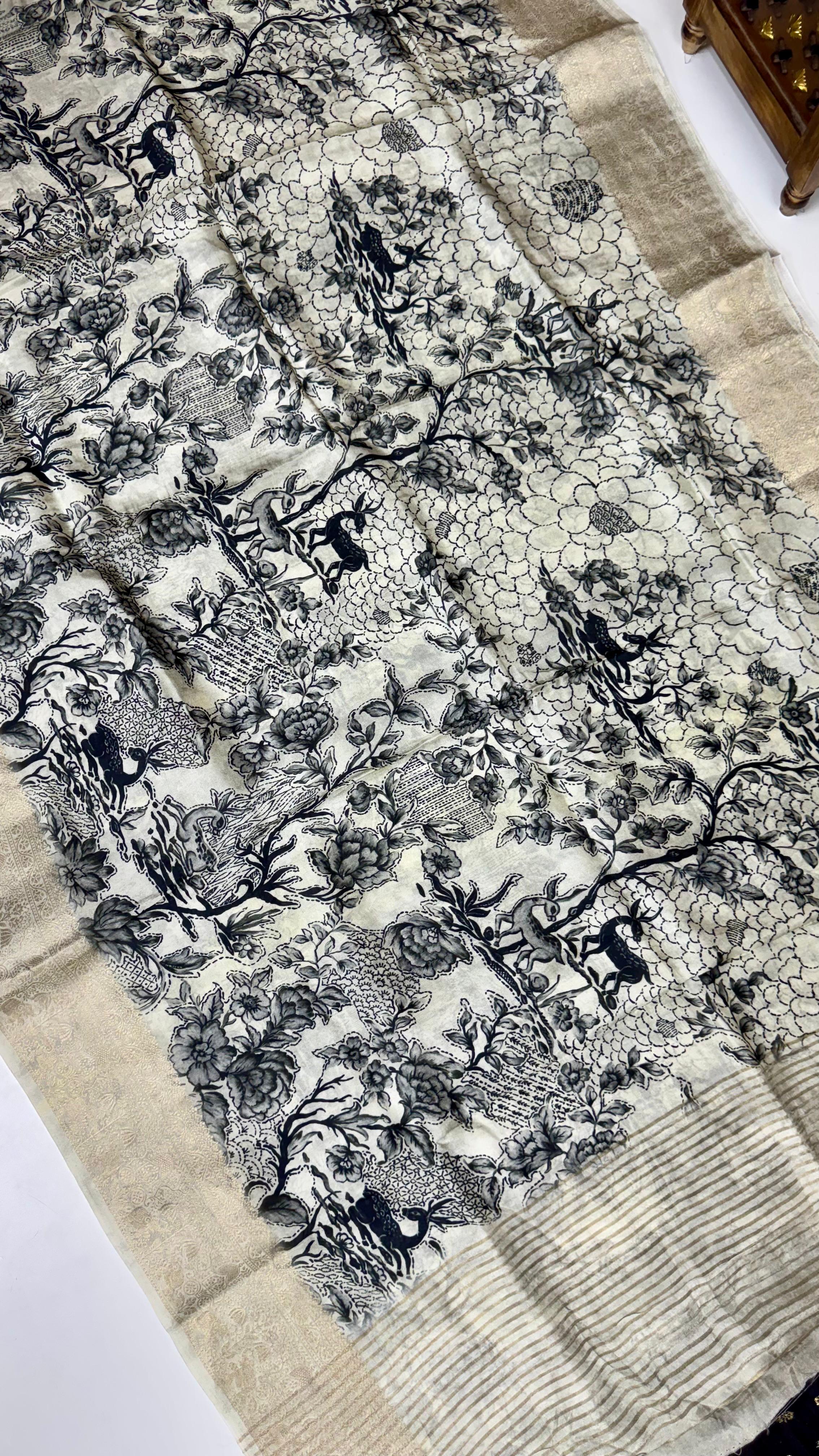 Spun Silk Saree