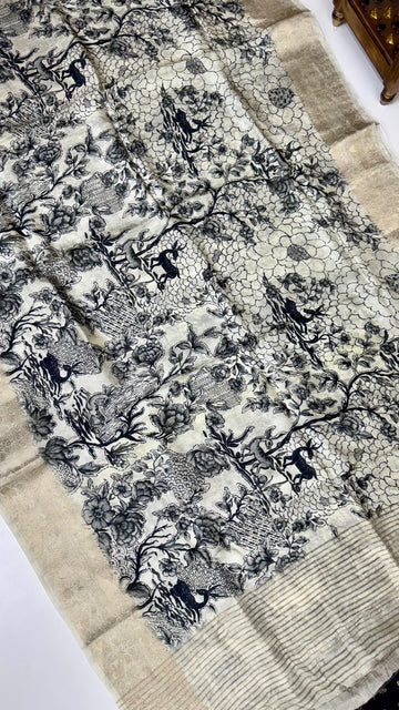 Spun Silk Saree