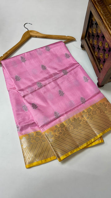 Mangalagiri With Benarasi Fusion Saree