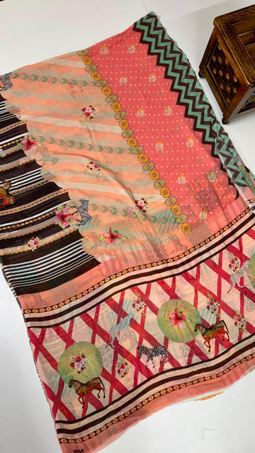 Georgette Saree