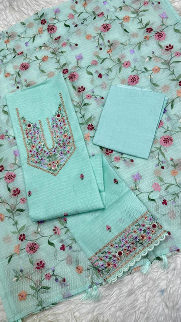 3Pcs Set Dress Material