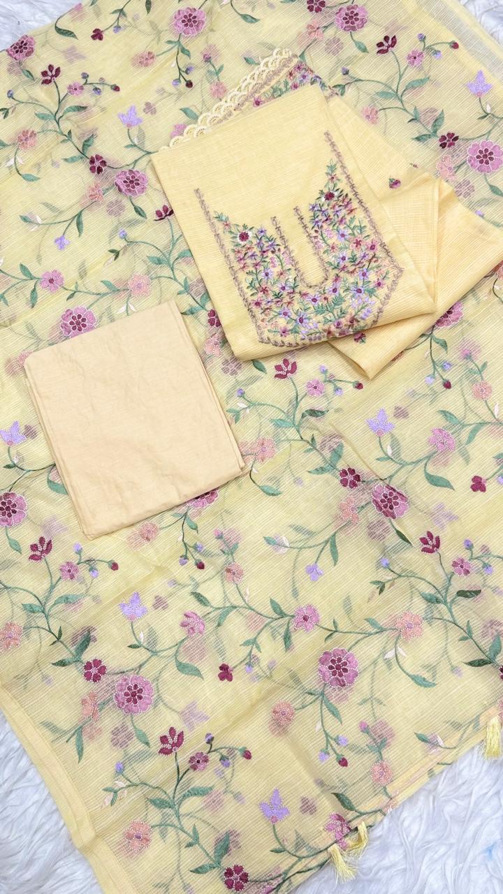 3Pcs Set Dress Material