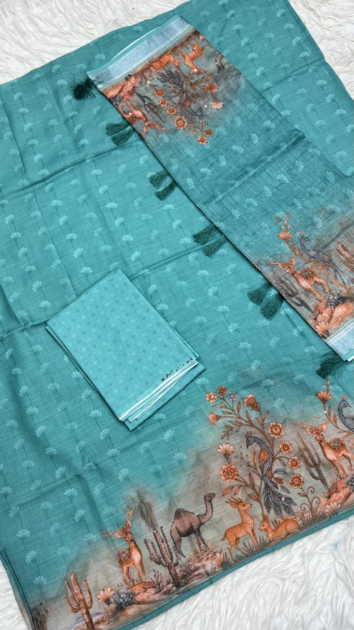 3Pcs Set Dress Material