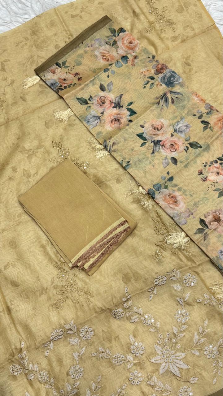 3Pcs Set Dress Material