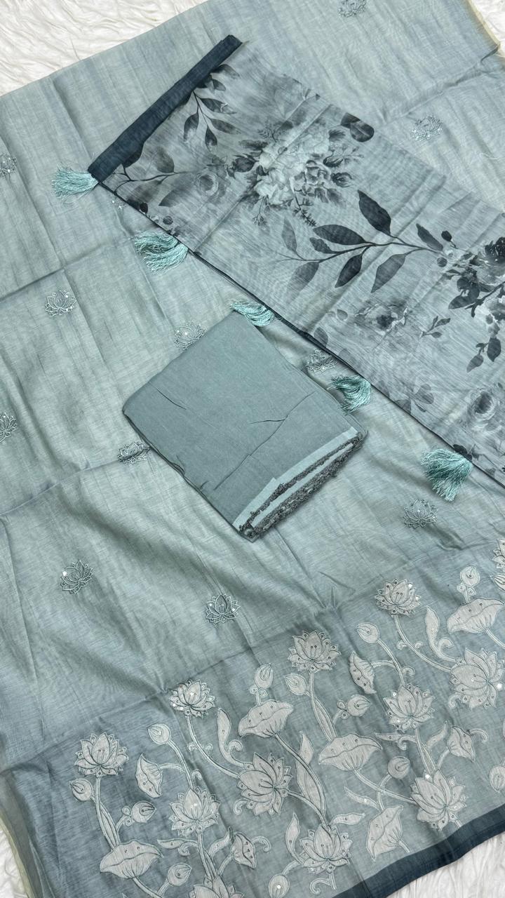 3Pcs Set Dress Material
